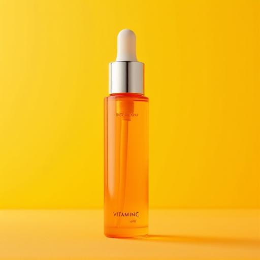 Frasco de sérum de Vitamina C.